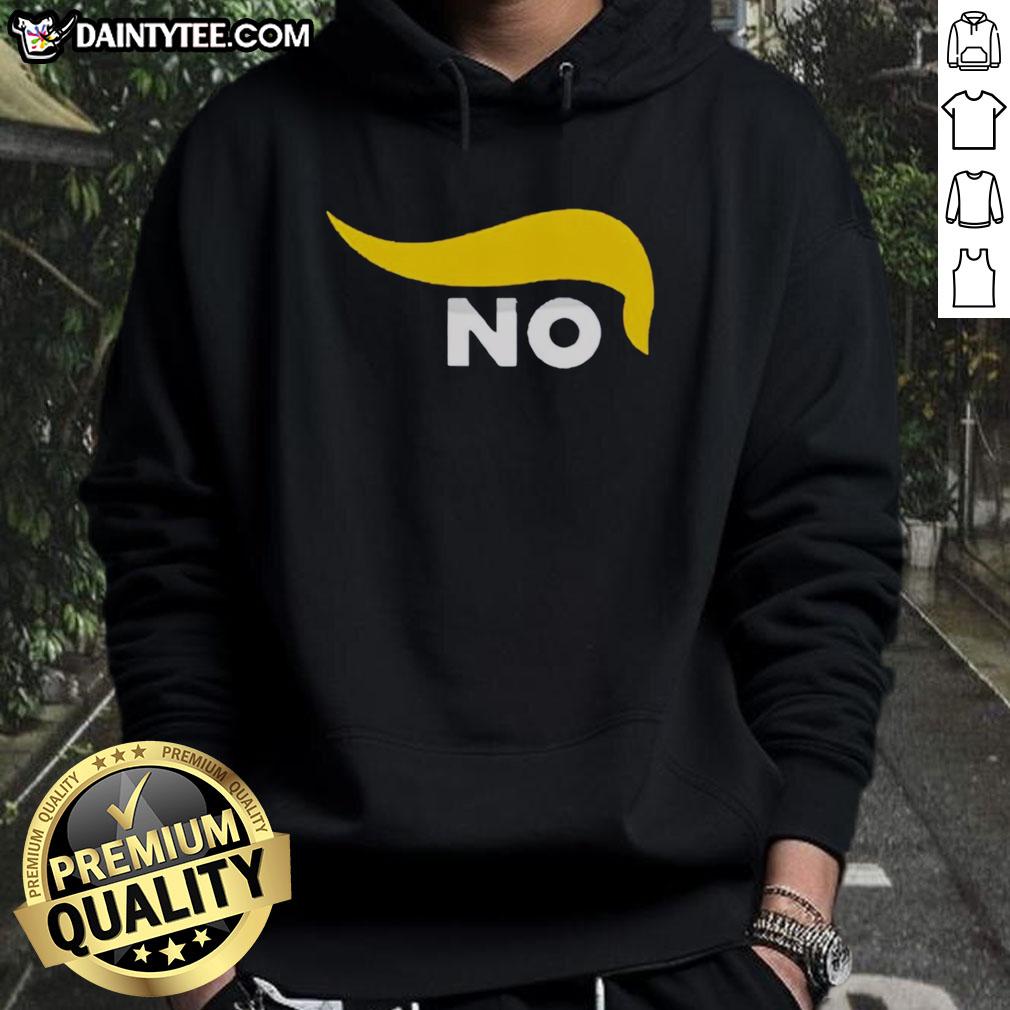 nice-no-trump-hoodie Stylish Nice No Trump hoodie displayed on a hanger, perfect for expressing your political views in comfort.