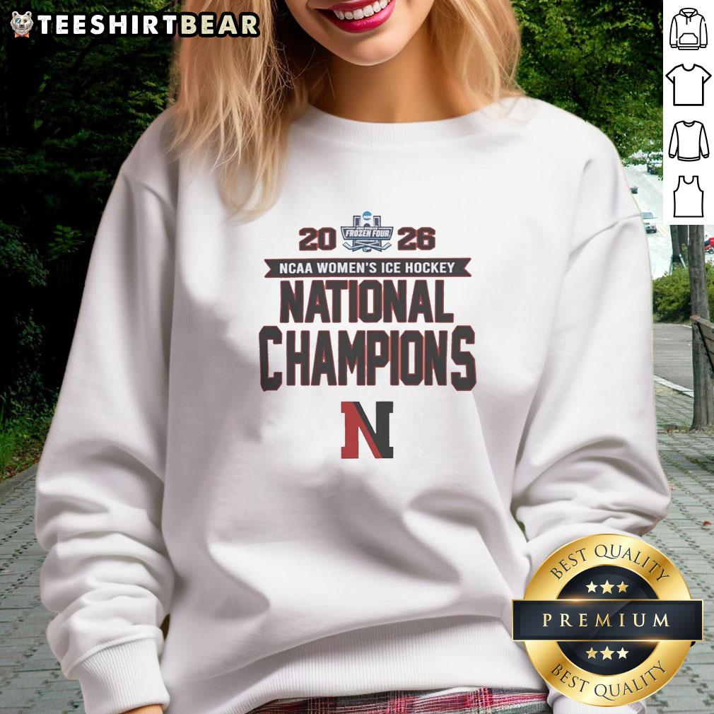 nice-northeastern-huskies-ncaa-womens-ice-hockey-frozen-four-champions-2026-sweatshirt-1 Northeastern Huskies NCAA Women's Ice Hockey Frozen Four Champions 2026 sweatshirt showcasing team pride and victory.