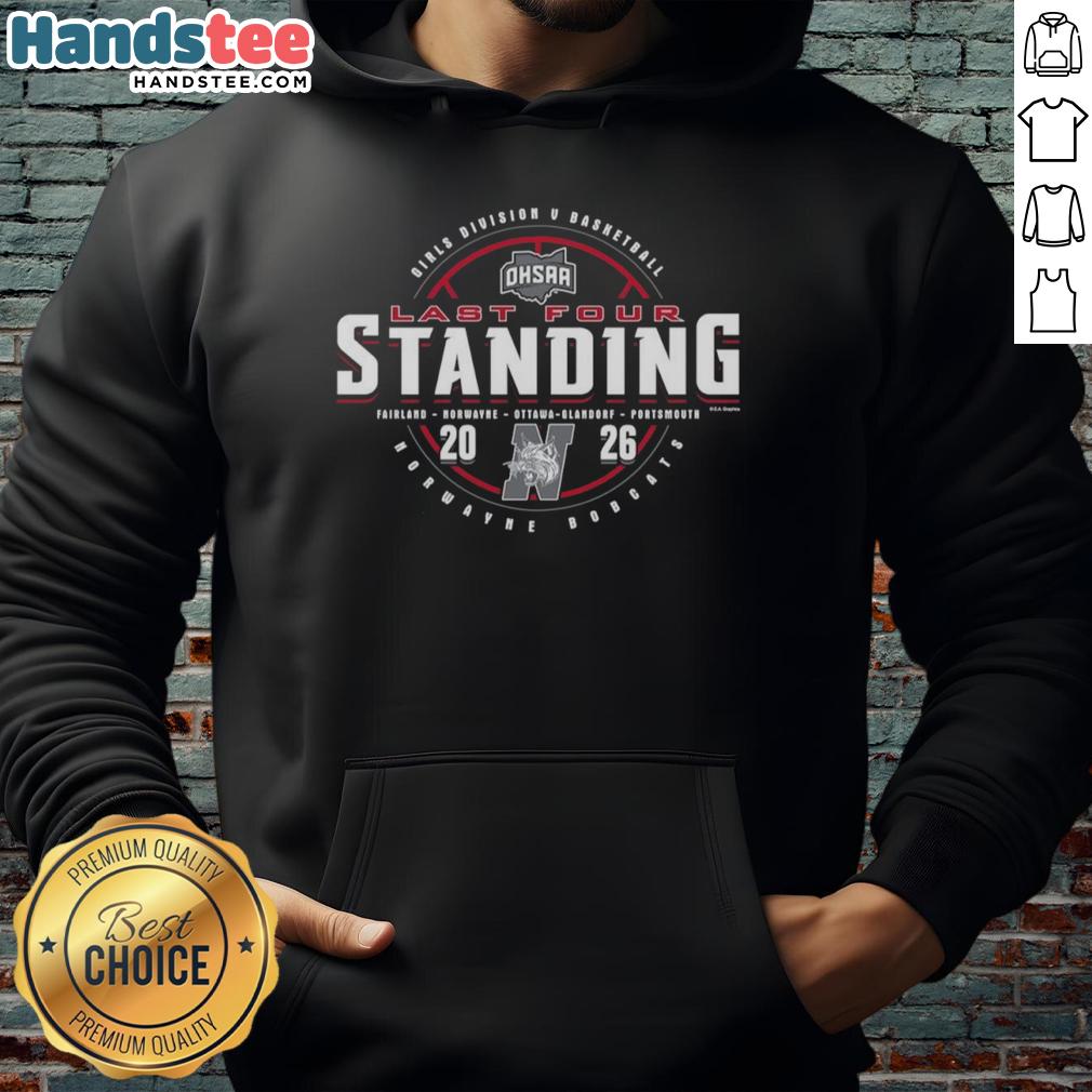 nice-norwayne-bobcats-2026-ohsaa-girls-basketball-division-5-last-four-standing-hoodie Nice Norwayne Bobcats 2026 OHSAA Girls Basketball Division 5 Last Four Standing Hoodie design featuring team colors.