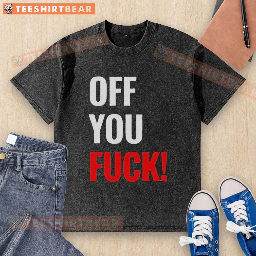 nice-off-you-fck-washed-t-shirt Nice Off You Fck Washed T-Shirt in a casual setting, showcasing a trendy, relaxed fit with a stylish distressed look.