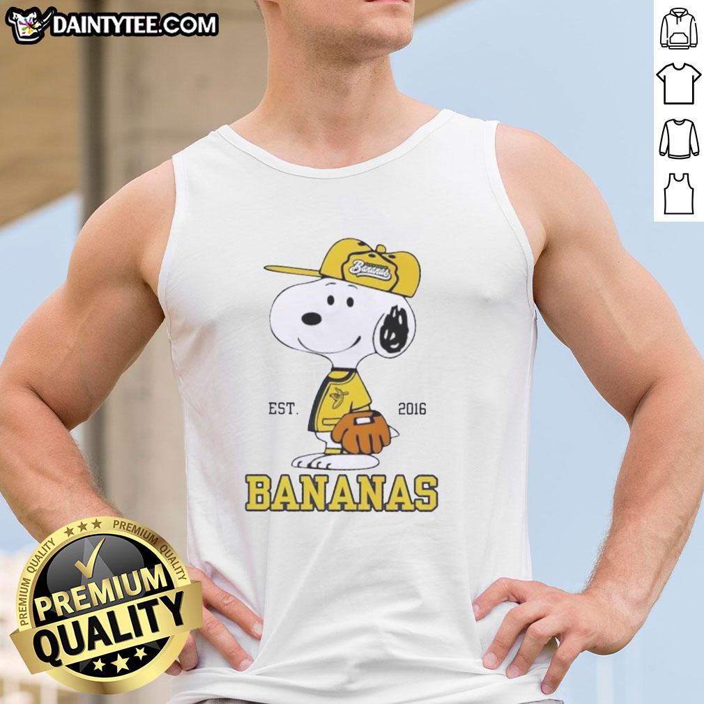 nice-peanuts-snoopy-x-savannah-bananas-est-2016-tank-top Nice Peanuts Snoopy X Savannah Bananas Est 2016 tank top featuring vibrant graphics and a comfortable fit for fans.