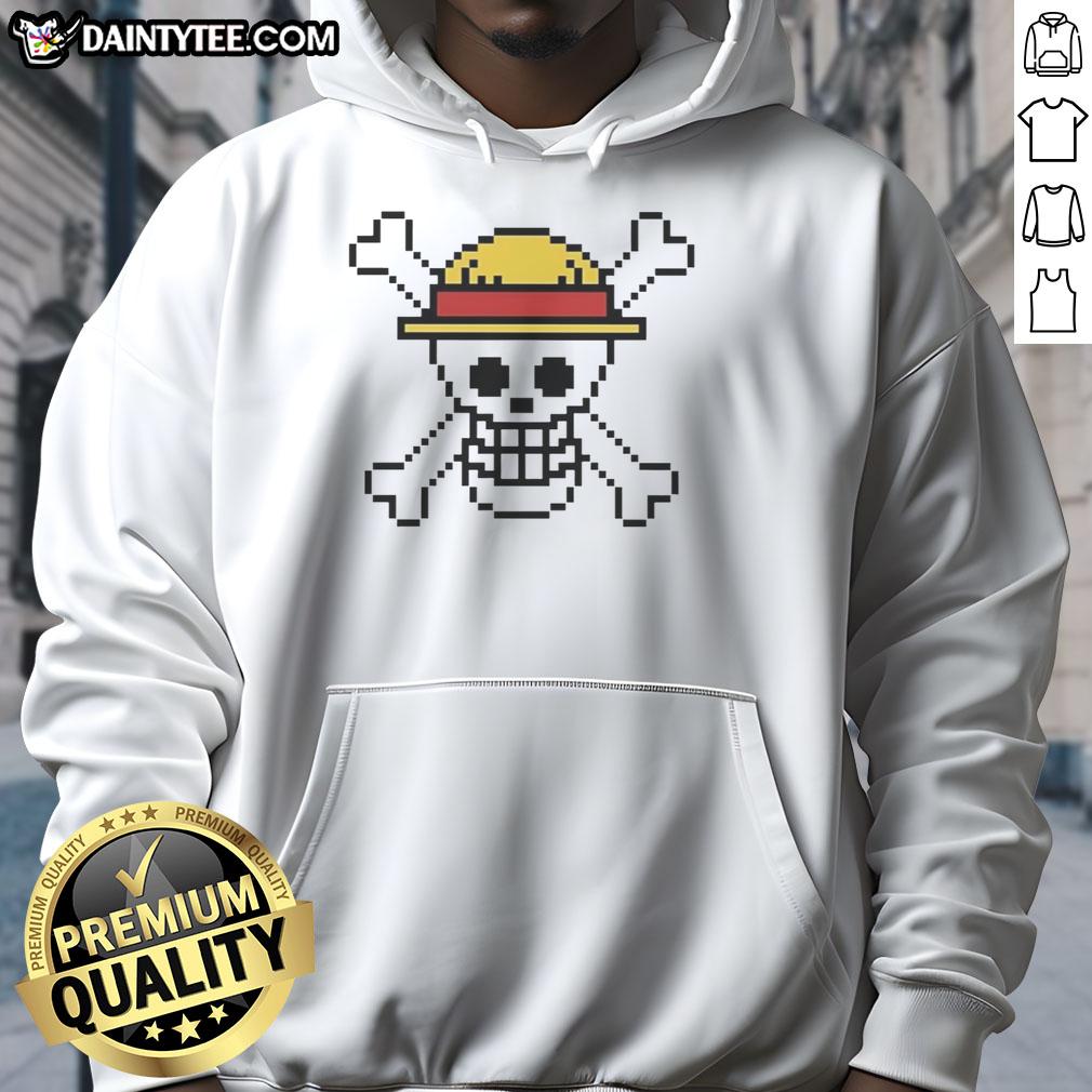nice-pixel-of-jolly-roger-one-piece-hoodie Jolly Roger One Piece hoodie featuring vibrant pixel art design, perfect for anime fans and stylish casual wear.
