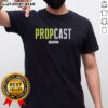 Nice Propcast Color Logo T-Shirt featuring a vibrant design of the Propcast logo on a stylish tee.