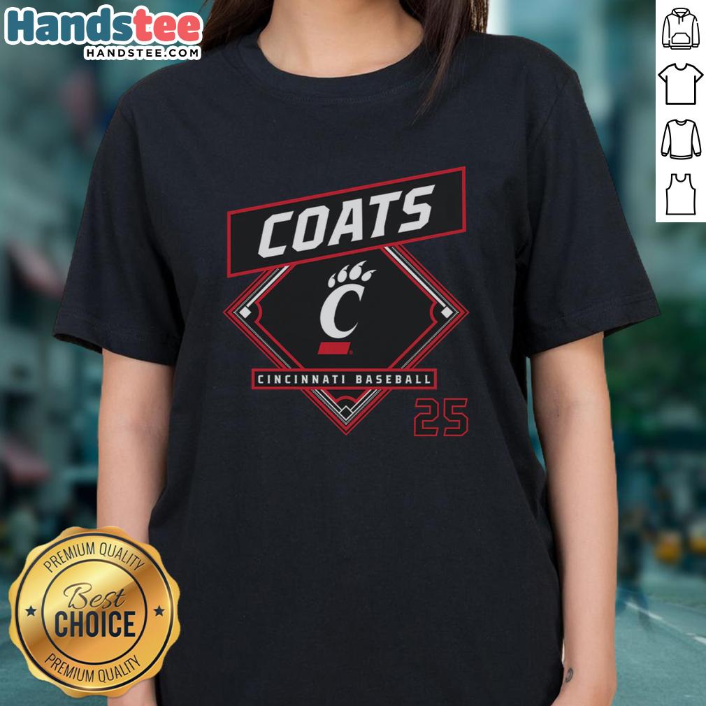 nice-quinton-coats-cincinnati-bearcats-baseball-ladies-tee Nice Quinton Coats Cincinnati Bearcats baseball ladies tee in vibrant colors, perfect for fans and casual wear.