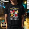 Alt Text: Snoopy and Charlie Brown NCAA Forever Louisville Cardinals fan t-shirt, perfect for win or lose supporters.
