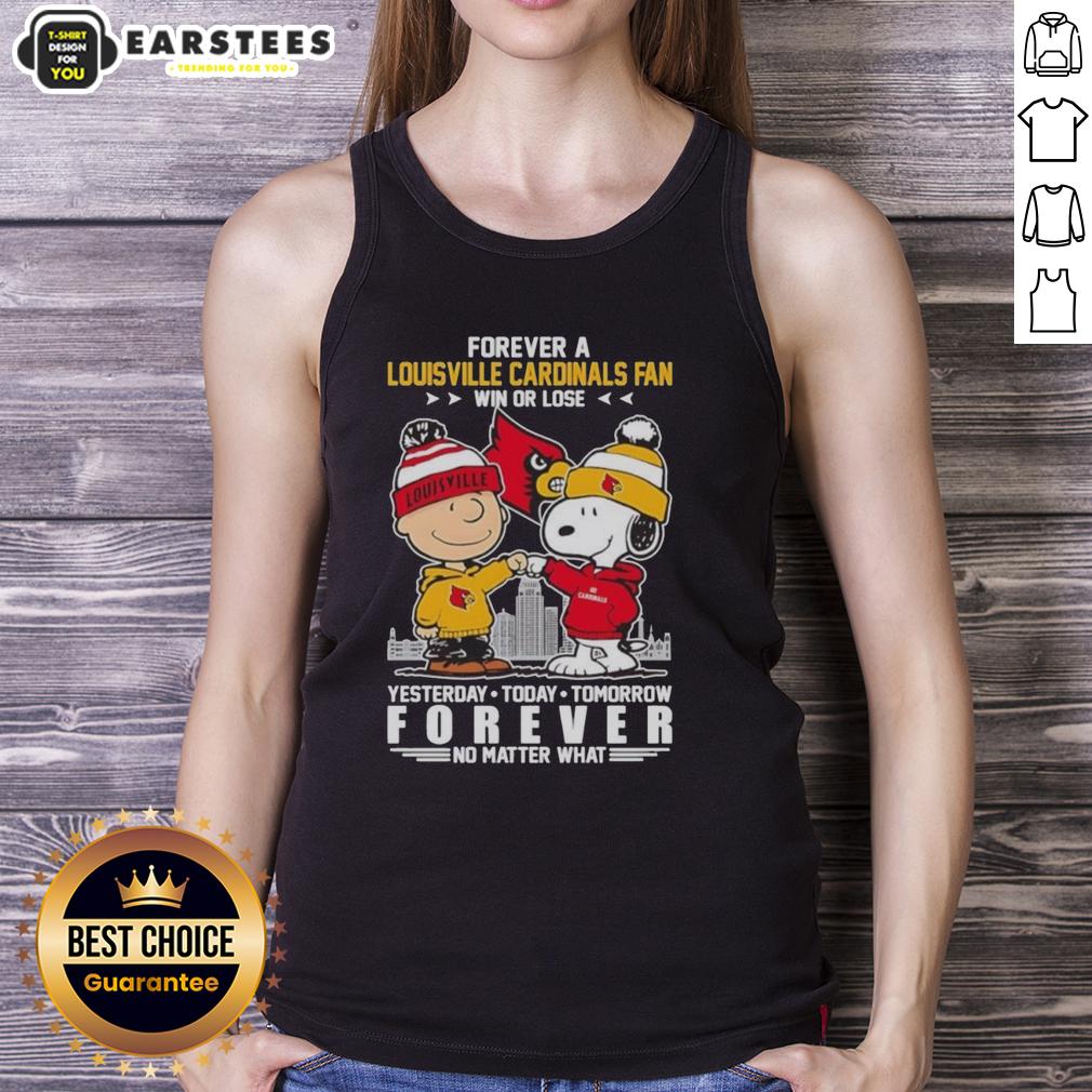 nice-snoopy-and-charlie-brown-x-ncaa-forever-a-louisville-cardinals-fan-win-or-lose-tank-top Alt Text: Snoopy and Charlie Brown tank top for Louisville Cardinals fans, perfect for showing team spirit win or lose.