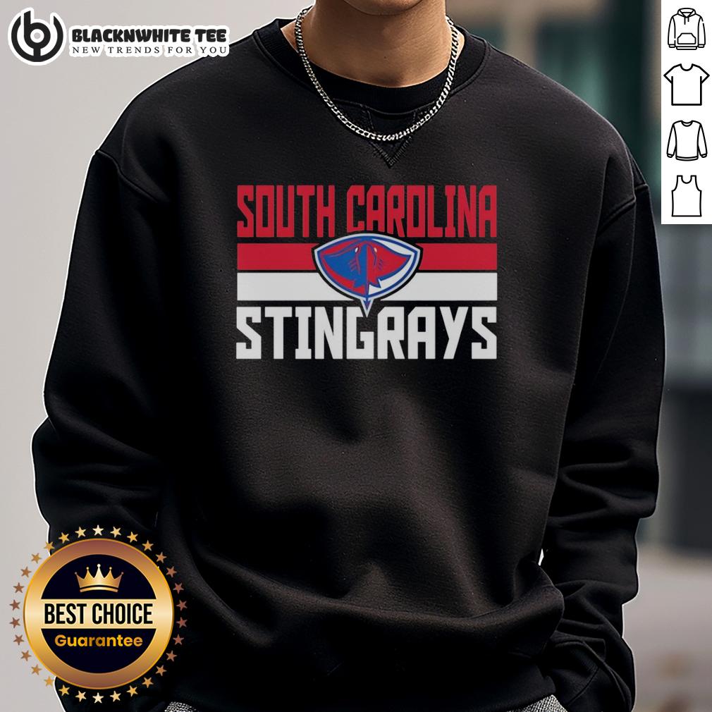 Nice South Carolina Stingrays Logo Sweatshirt Cozy sweatshirt featuring the Nice South Carolina Stingrays logo, perfect for fans and casual wear.