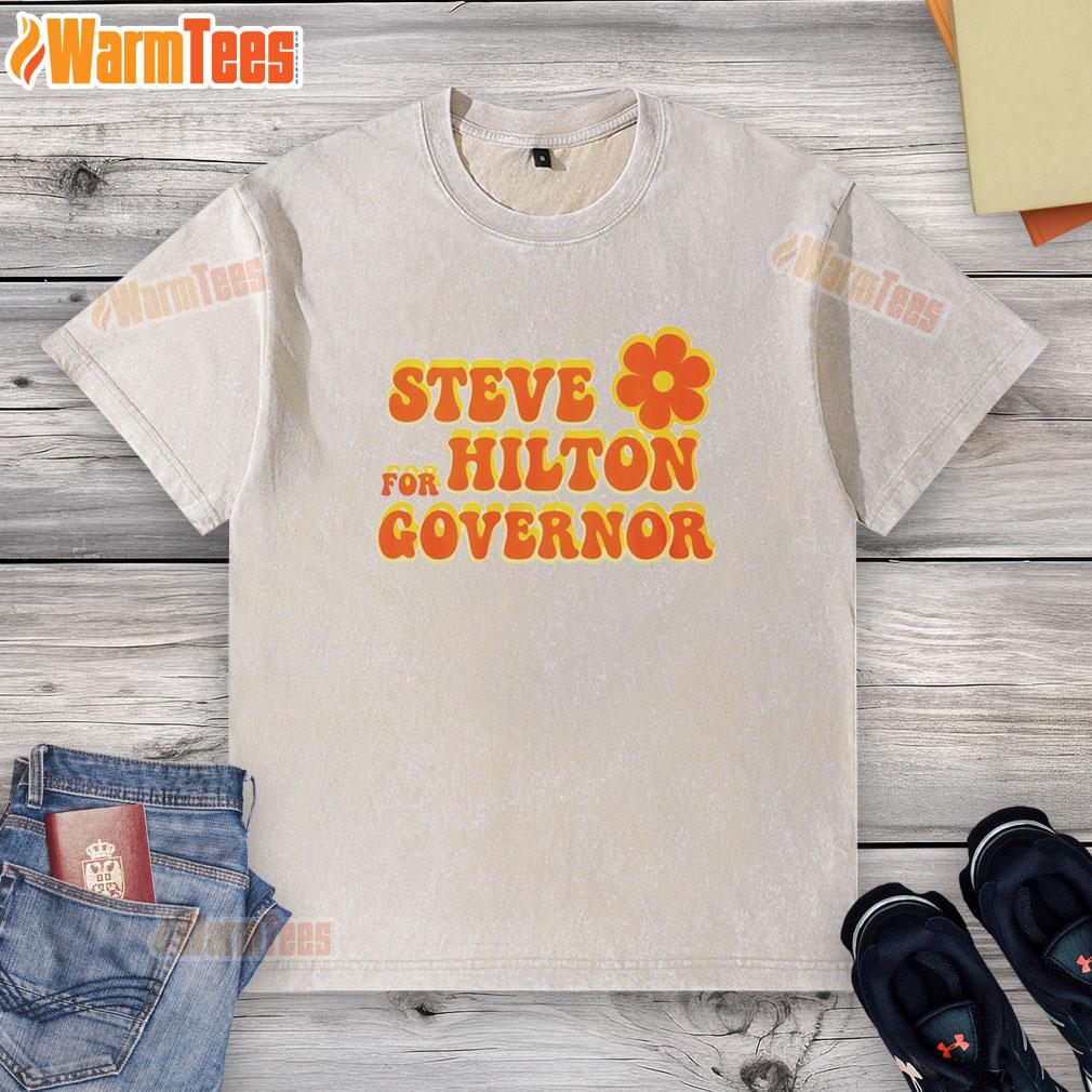 nice-steve-for-hilton-governor-washed-t-shirt Nice Steve For Hilton Governor T-Shirt - Image 2