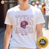 Alt Text: Vintage 1975 Texas A&M Aggies football t-shirt featuring classic design and team logo for Aggies fans.