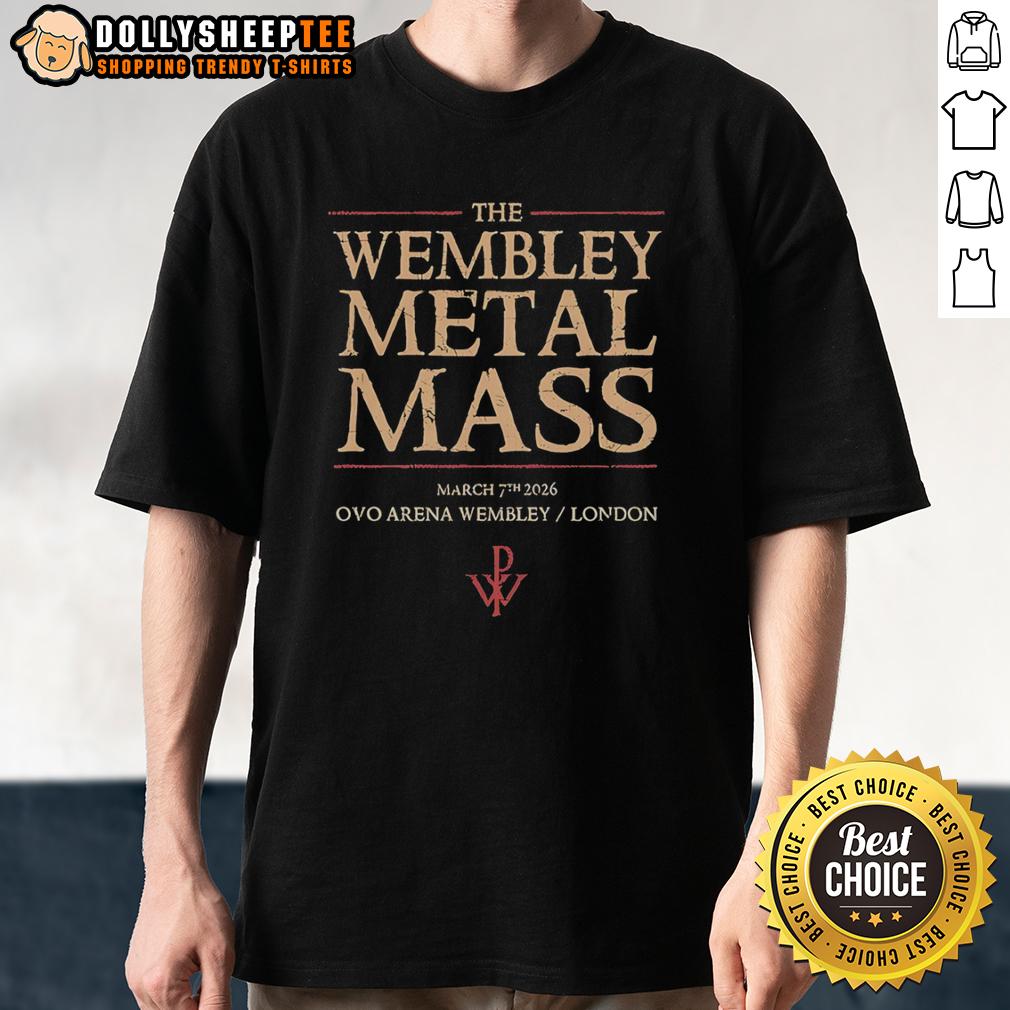 Nice The Wembley Metal Mass Wake Up The Wicked March 7 2026 Tour T Shirt Alt Text: Nice The Wembley Metal Mass Wake Up The Wicked Tour T-Shirt for March 7, 2026, featuring bold graphics and vibrant colors.
