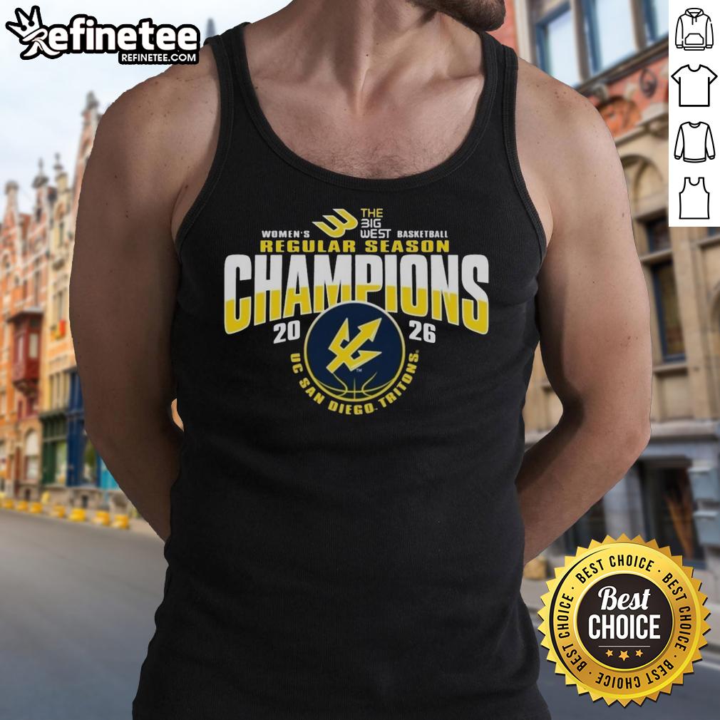 nice-uc-san-diego-tritons-womens-basketball-2026-big-west-regular-season-champions-tank-top UC San Diego Tritons Women's Basketball 2026 Big West Champions tank top, showcasing team pride and athletic style.