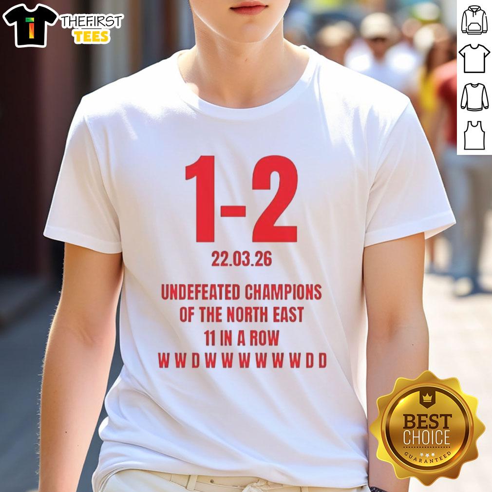 nice-undefeated-champions-of-the-north-east-11-in-a-row-t-shirt-1 Alt Text: Nice Undefeated Champions of the North East 11 In A Row T-Shirt showcasing bold graphics and vibrant colors.