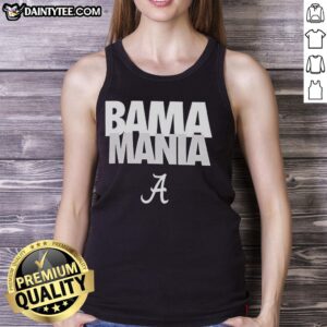 Good Bama Mania Alabama Crimson Tide tank top featuring bold team colors and logo, perfect for game day wear.