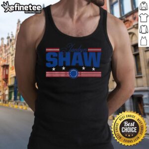 Jaedyn Shaw wearing a stylish Stars and Stripes tank top, perfect for summer outings and patriotic events.