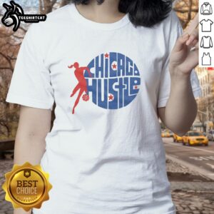 Pretty Women's Chicago Hustle Ladies Tee featuring a stylish design, perfect for casual wear and city vibes.