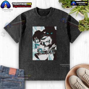 Hot the Hedgehog The Chaotix Casefiles Ep 6 washed t-shirt featuring vibrant graphics and soft, comfortable fabric.