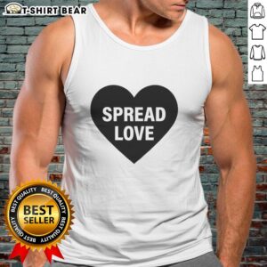 Premium Spread Love Jack Martin Pizza Movie Tank Top featuring a colorful pizza graphic and stylish design for fans.