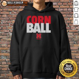 Official Corn Ball 2026 Nebraska Cornhuskers basketball hoodie in team colors, perfect for fans and game day apparel.