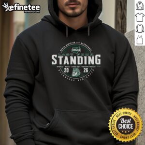 Alt Text: Premium Ottoville Big Green 2026 OHSAA Girls Basketball Division 7 Last Four Standing Hoodie displayed on a hanger.