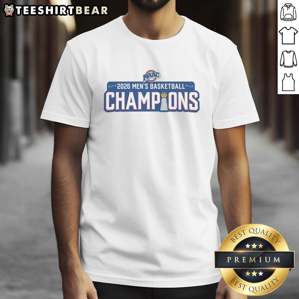 official-2026-maac-mens-basketball-champions-siena-saints-t-shirt-1 Official 2026 MAAC Men's Basketball Champions Siena Saints T-Shirt featuring team logo and championship design.