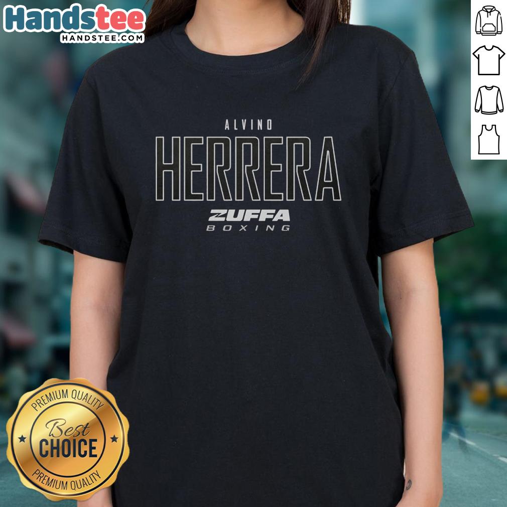 official-alvino-herrera-zuffa-boxing-elite-ladies-tee Official Alvino Herrera Zuffa Boxing Elite Ladies Tee showcasing stylish design for boxing enthusiasts and fans.