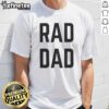 Alt Text: Official Alysa Liu proudly wearing a Rad Dad T-shirt, showcasing her unique style and personality.