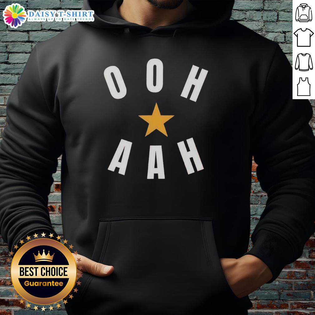 Official Arizona Wildcats Ooh Aah Star Hoodie Alt Text: Official Arizona Wildcats Ooh Aah Star Hoodie in navy, showcasing team logo and vibrant star design for fans.