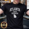 Official Atlanta Georgia Est. 1847 Varsity T-Shirt featuring bold lettering and a classic design for city pride.