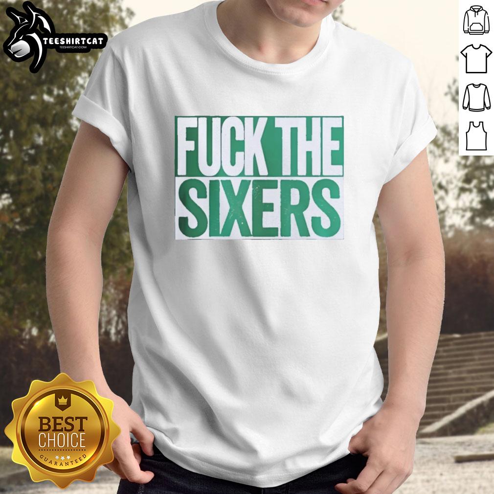 official-boston-celtics-fuck-the-sixers-t-shirt-1 Alt Text: Official Boston Celtics 'Fuck The Sixers' T-Shirt featuring bold graphics, perfect for Celtics fans and game day.