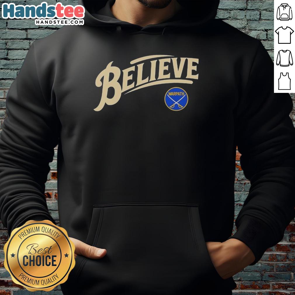official-buffalo-sabres-nhl-believe-logo-hoodie Alt Text: Official Buffalo Sabres NHL Believe Logo Hoodie featuring team colors and logo, perfect for fans and casual wear.
