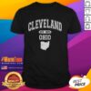 Official Cleveland Ohio Est 1803 varsity t-shirt featuring bold lettering and classic design for Ohio pride.