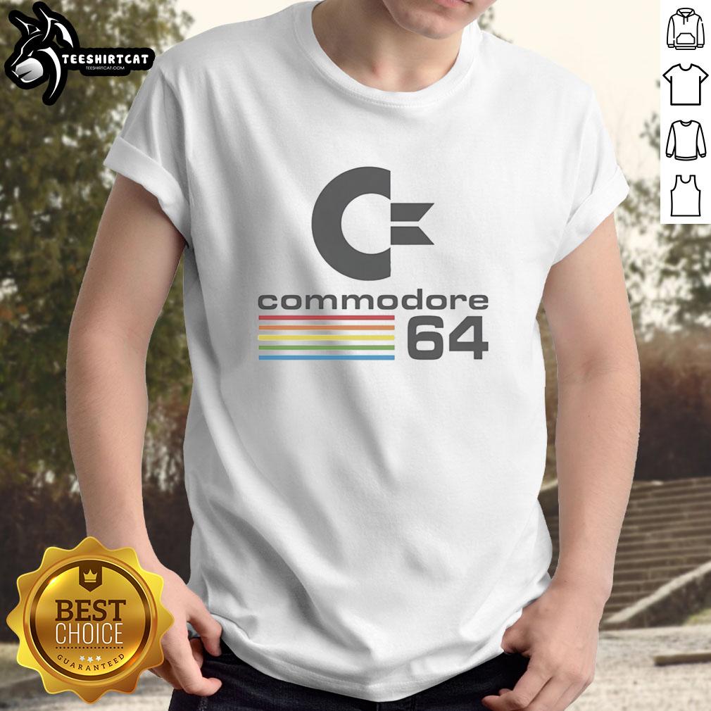 official-commodore-64-retro-t-shirt Official Commodore 64 Retro T-Shirt featuring classic gaming graphics and vibrant colors, perfect for retro gaming fans.
