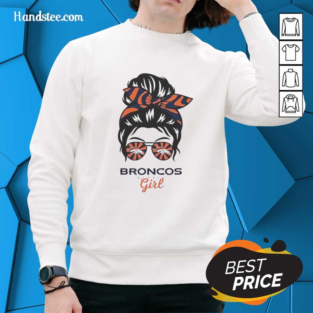 official-denver-broncos-girl-messy-bun-glasses-sweatshirt Official Denver Broncos Girl in messy bun and glasses wearing a cozy sweatshirt, showcasing team spirit and style.