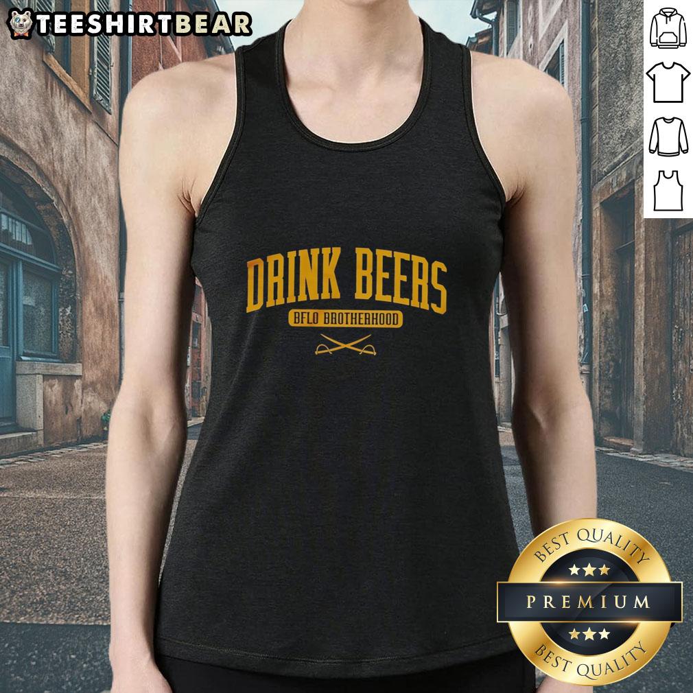 official-drink-beers-bflo-brotherhood-buffalo-sabres-tank-top Buffalo Sabres tank top featuring 'Official Drink Beers' design, perfect for fans of the Buffalo Brotherhood.