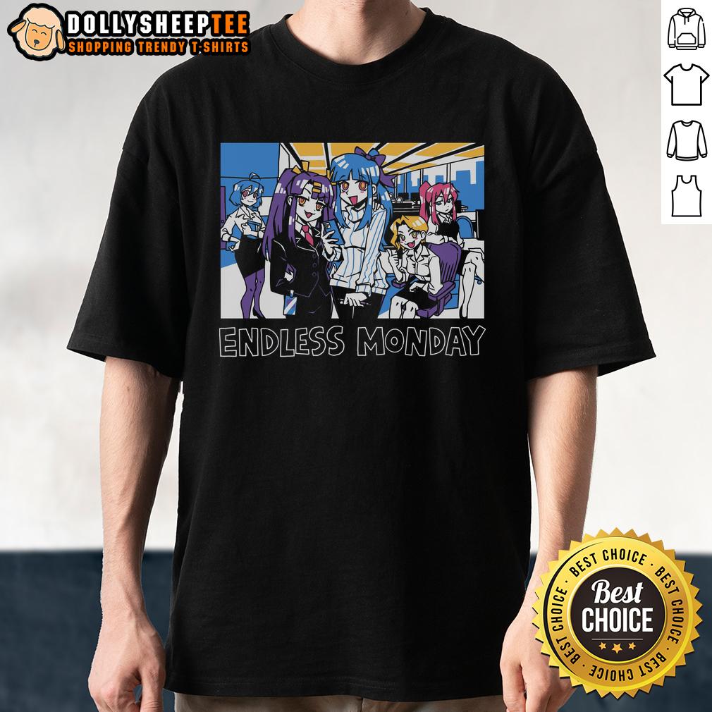 Official Endless Monday Dreams And Deadlines We'Re Family T Shirt Alt Text: Official Endless Monday Dreams And Deadlines We're Family T-Shirt featuring a stylish design for casual wear.