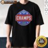 Official Florida Gators 2025 SEC Women's Gymnastics Champions T-Shirt featuring vibrant team colors and logo design.