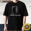 Official Hangman Everyone In The Files T-Shirt featuring unique design and vibrant colors for fans of the game.
