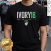 Official Ivory18 Laurel Ivory Boston Legacy FC Logo T-Shirt featuring the team's logo and stylish design for fans.