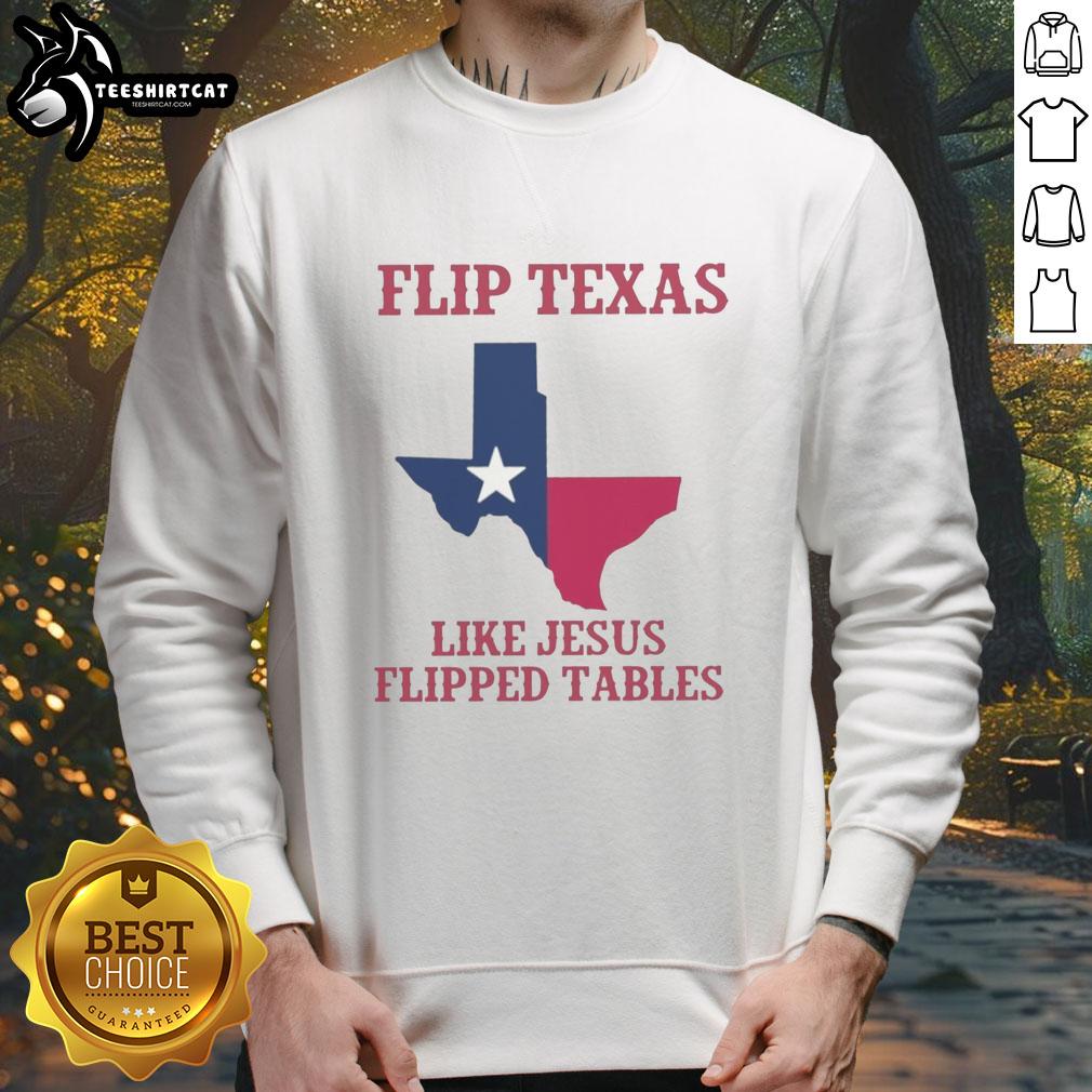 official-james-talarico-flip-texas-like-jesus-flipped-tables-sweatshirt Official James Talarico Flip Texas Like Jesus Flipped Tables Sweatshirt in navy blue, perfect for casual wear.
