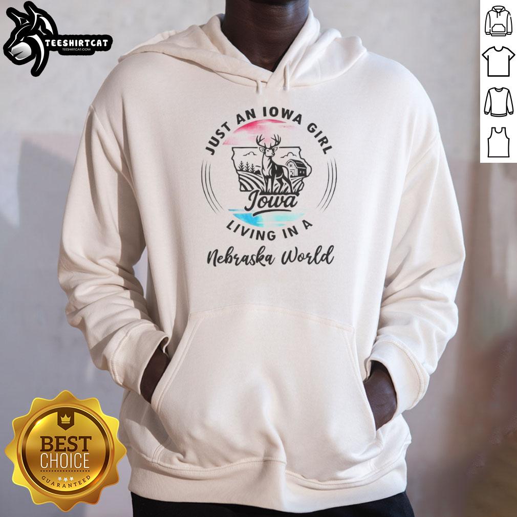 official-just-an-iowa-girl-living-in-a-nebraska-world-hoodie Official Just An Iowa Girl Living In A Nebraska World Hoodie in stylish design, perfect for fans of Midwest pride.