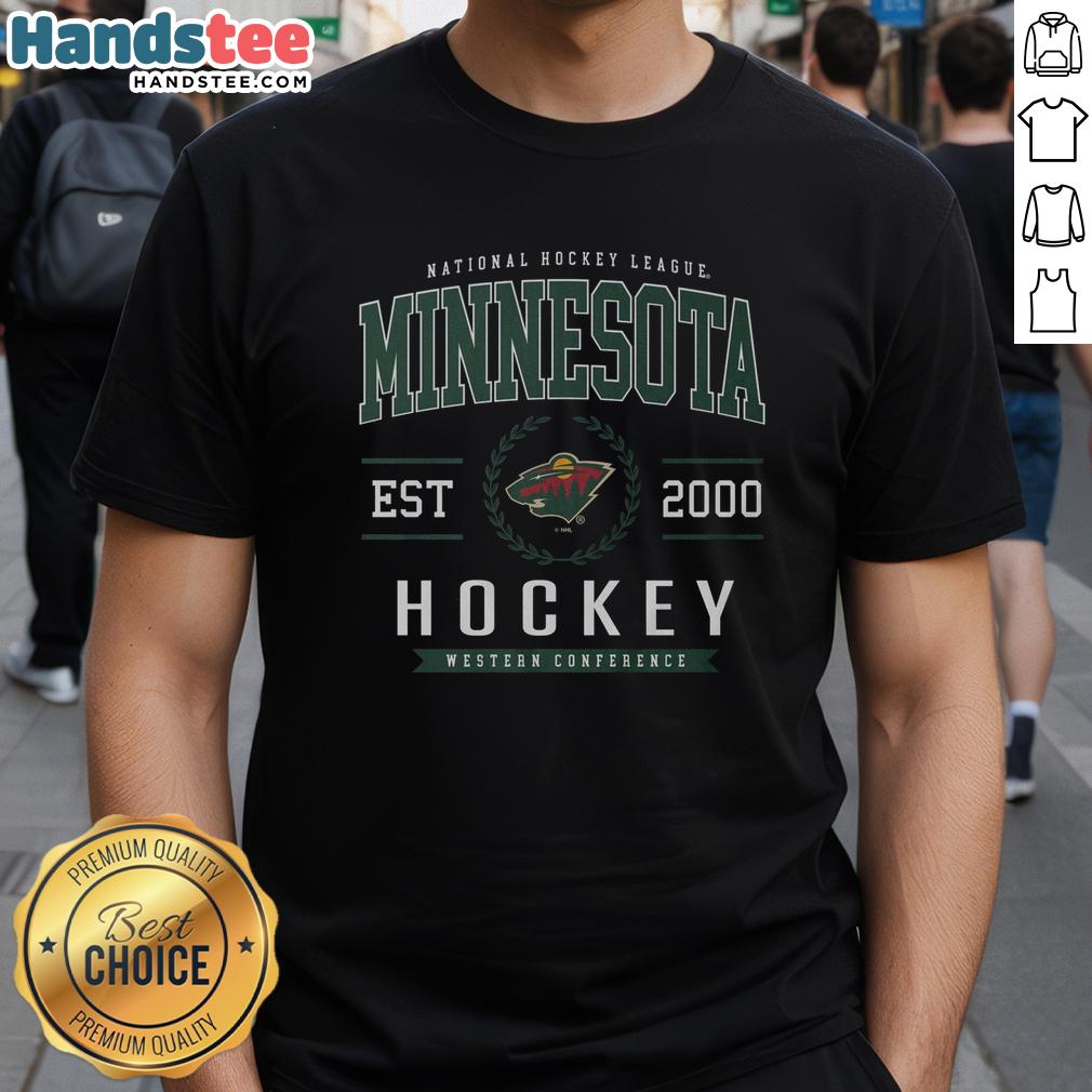 official-minnesota-wild-hockey-legacy-crest-t-shirt-1 Official Minnesota Wild Hockey Legacy Crest T-Shirt featuring team colors and iconic logo for fans and players alike.