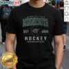 Official Minnesota Wild Hockey Legacy Crest T-Shirt featuring team colors and iconic logo for fans and players alike.