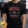Official Montreal Canadiens Hockey Legacy Crest T-Shirt featuring vibrant logo and comfortable fit for fans.