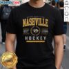 Official Nashville Predators Hockey Legacy Crest T-Shirt featuring team colors and logo, perfect for fans and collectors.