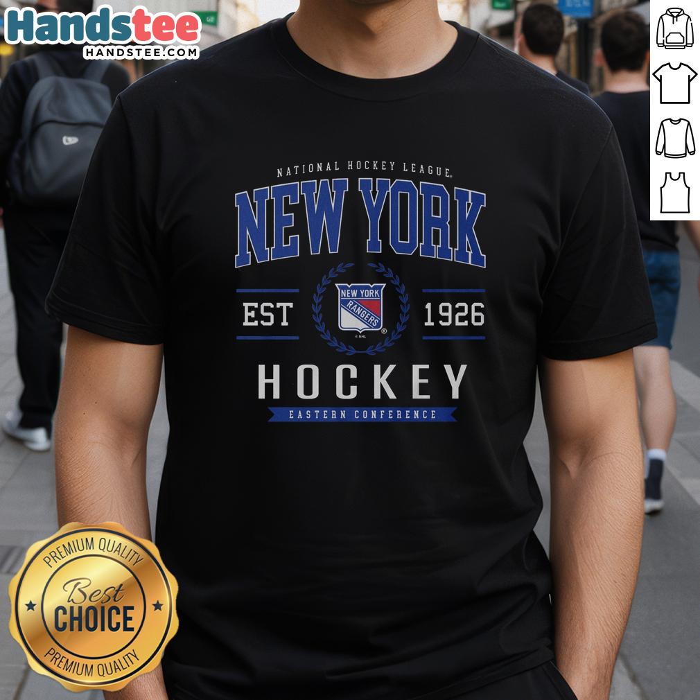 official-new-york-rangers-hockey-legacy-crest-t-shirt-1 Alt Text: Official New York Rangers Hockey Legacy Crest T-Shirt featuring team colors and logo, perfect for fans and collectors.