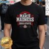 Official Ohio State Buckeyes March Madness 2026 Men's Basketball T-Shirt featuring team logo and vibrant design.