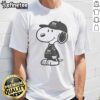 Official Peanuts X Cadillac Formula 1 T-Shirt featuring vibrant graphics of beloved characters and racing motifs.