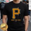 Official Pittsburgh Hoist The Cone T-Shirt featuring a vibrant design and team colors, perfect for fans and collectors.
