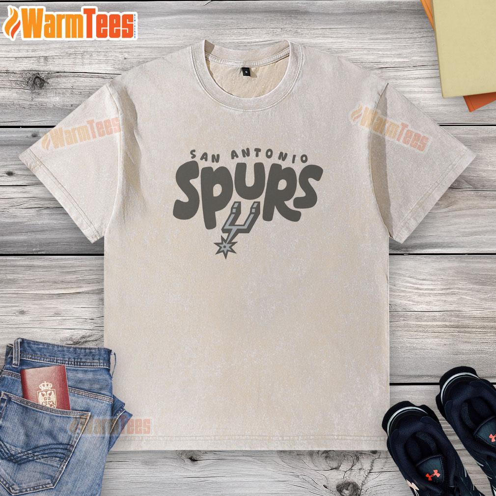 official-san-antonio-spurs-bubble-washed-t-shirt Official San Antonio Spurs Bubble Washed T-Shirt featuring team logo and stylish design for fans and casual wear.
