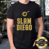Official San Diego Padres Slam Diego T-Shirt featuring bold team graphics and vibrant colors for fans.